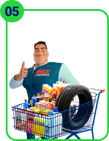 Etapa 05: Faça suas compras na loja normalmente